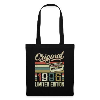 Vintage 1996 Cadeau D'anniversaire Rétro 1996 - Sac en tissu - noir - Devant
