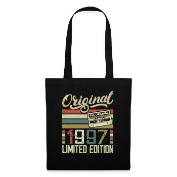Vintage 1997 Cadeau D'anniversaire Rétro 1997 - Sac en tissu - noir - Devant