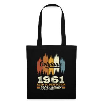 1961 Vintage Original 1961 Birthday Gift - Tote Bag - black - Front