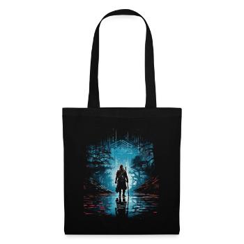 Viking Silhouette Scandinavia Viking - Tote Bag - black - Front