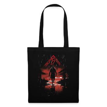 Viking Silhouette Scandinavia Viking - Tote Bag - black - Front