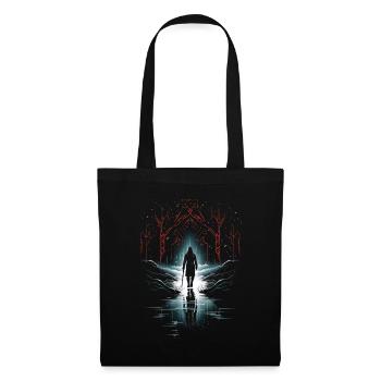 Viking Silhouette Scandinavia Viking - Tote Bag - black - Front