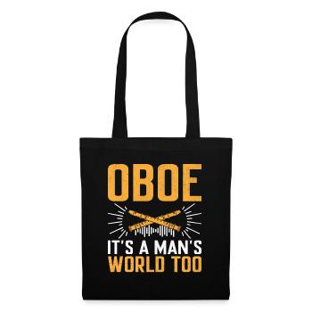 Oboe Player Oboe Basoonist Marching Band Instrumen - Tote Bag - black - Front