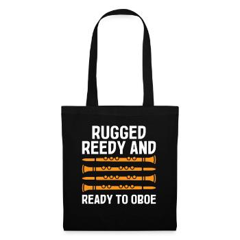 Oboe Player Oboe Basoonist Marching Band Instrumen - Tote Bag - black - Front