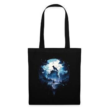 Majestic Wolf Wolves - Tote Bag - black - Front