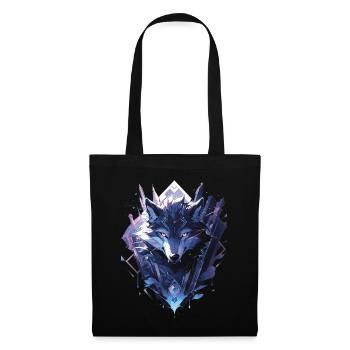 Majestic Wolf Wolves - Tote Bag - black - Front