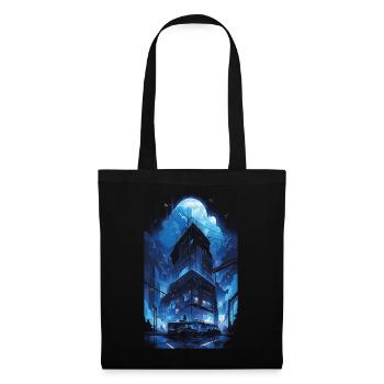 Cyberpunk Manga Kyoto Glitch - Tote Bag - black - Front