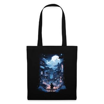 Cyberpunk Manga Kyoto Glitch - Tote Bag - black - Front