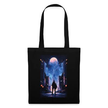 Cyberpunk Manga Kyoto Glitch - Sac en tissu - noir - Devant