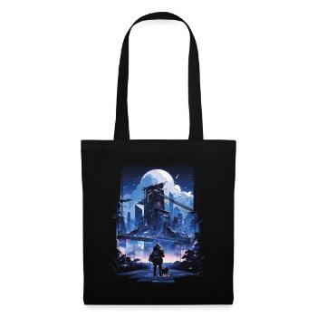 Cyberpunk Manga Kyoto Glitch - Tote Bag - black - Front