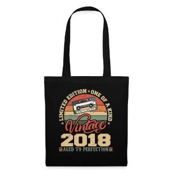 Vintage 2018 Retro Birthday Gift 2018 - Tote Bag - black - Front