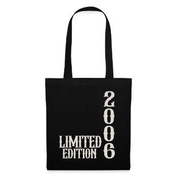 18ème anniversaire 2006 millésime millésime - Sac en tissu - noir - Devant