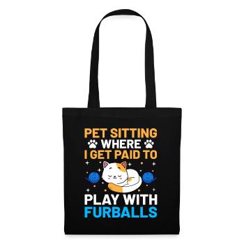Pet Sitter Pet Sitting Dog and Cat Sitters Dog Wal - Tote Bag - black - Front