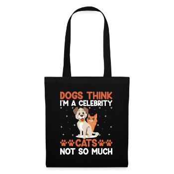 Pet Sitter Pet Sitting Chien et Cat Sitters Chien Wal - Sac en tissu - noir - Devant