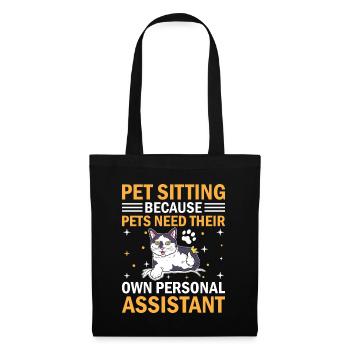 Pet Sitter Pet Sitting Dog and Cat Sitters Dog Wal - Tote Bag - black - Front