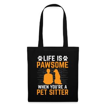 Pet Sitter Pet Sitting Dog and Cat Sitters Dog Wal - Tote Bag - black - Front