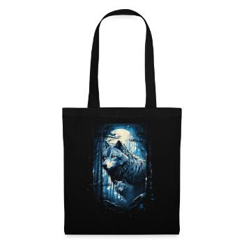 Fantasy Wolf Magic Pack Mystérieux - Sac en tissu - noir - Devant