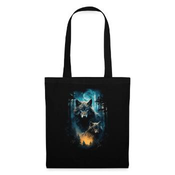 Fantasy Wolf Magic Pack Mysterious - Tote Bag - black - Front
