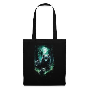 Fantasy Wolf Magic Pack Mysterious - Tote Bag - black - Front