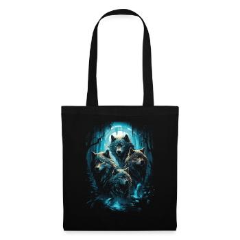 Fantasy Wolf Magic Pack Mysterious - Tote Bag - black - Front