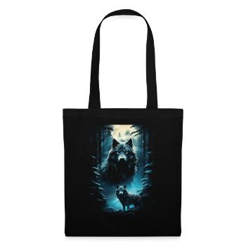 Fantasy Wolf Magic Pack Mysterious - Tote Bag - black - Front