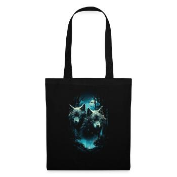 Fantasy Wolf Magic Pack Mystérieux - Sac en tissu - noir - Devant