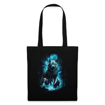 Fantasy Wolf Magic Pack Mystérieux - Sac en tissu - noir - Devant