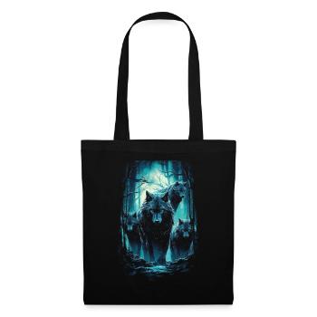 Fantasy Wolf Magic Pack Mysterious - Tote Bag - black - Front