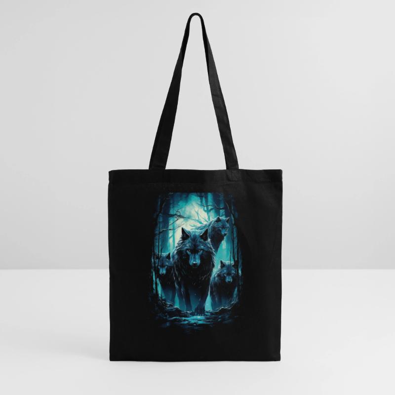 Fantasy Wolf Magic Pack Mysterious Tote Bag