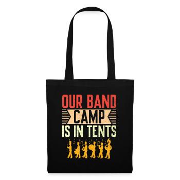 Marching Band Sayings Funny Marching Instruments - Tote Bag - black - Front