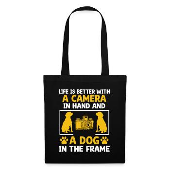 Dog Lover Photography Loves Dog Photographer Dogs - Tote Bag - black - Front