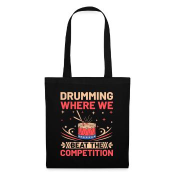 Drum Corps Marching Band Drum Corp Music Percussio - Tote Bag - black - Front