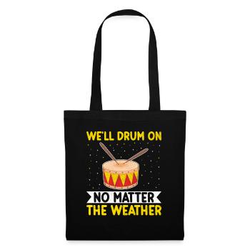 Drum Corps Marching Band Drum Corp Music Percussio - Tote Bag - black - Front
