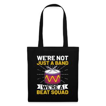 Drum Corps Marching Band Drum Corp Music Percussio - Stoffbeutel - Schwarz - Vorne
