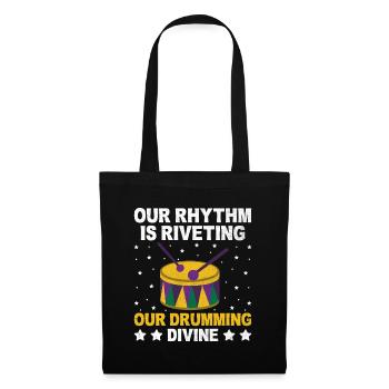 Drum Corps Marching Band Drum Corp Music Percussio - Tote Bag - black - Front