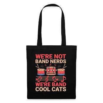 Corps de tambours, fanfare, corps de tambours, musique Percussio - Sac en tissu - noir - Devant