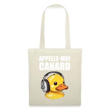 Appelle-moi Canard - Sac en tissu - nature - Devant