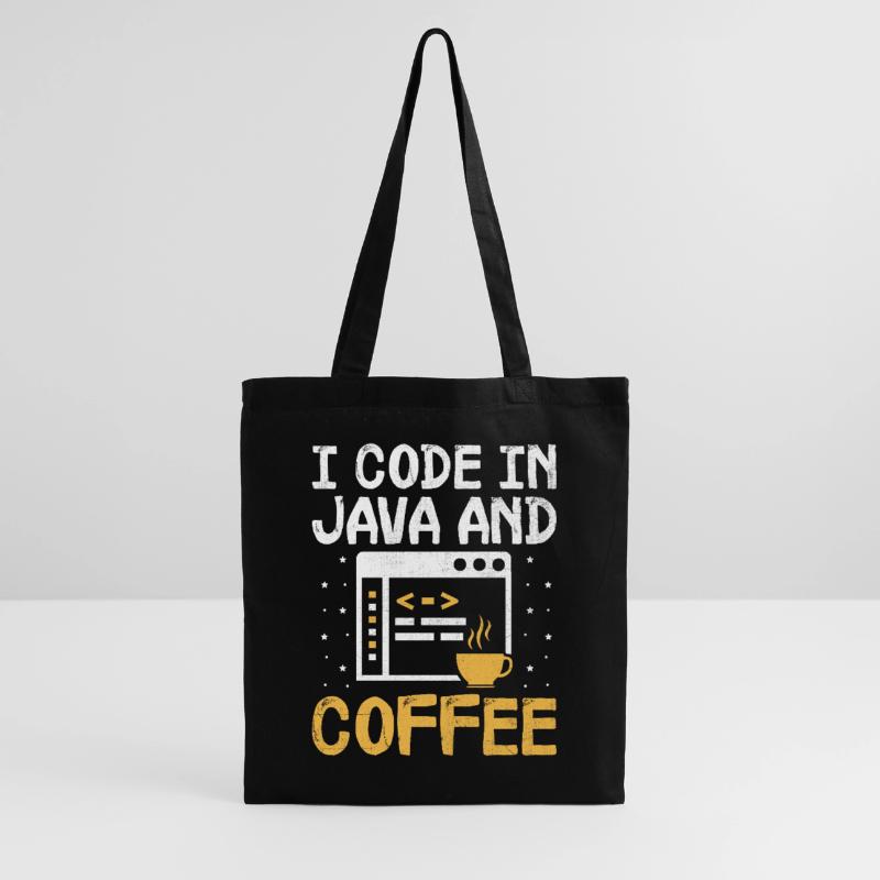 Café Codage Programmeur Codeur Développeur Nerd Coff Sac en tissu
