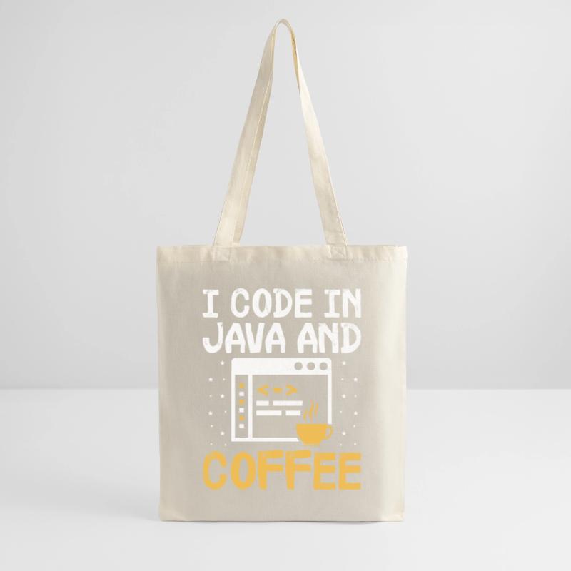 Café Codage Programmeur Codeur Développeur Nerd Coff Sac en tissu
