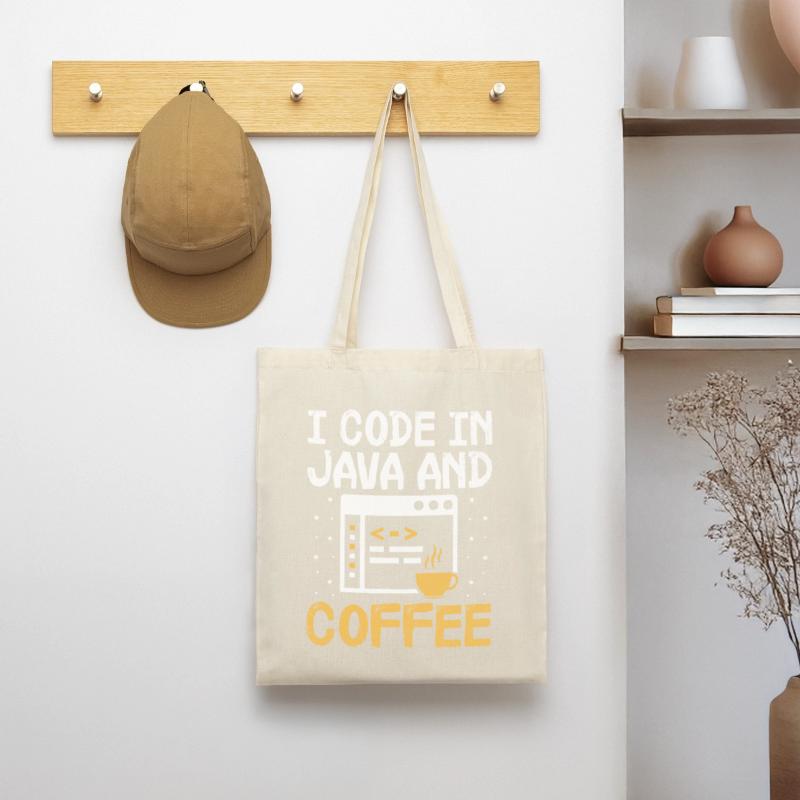 Kaffee-Codierung Programmierer Programmierer Entwickler Nerd Coff Stoffbeutel