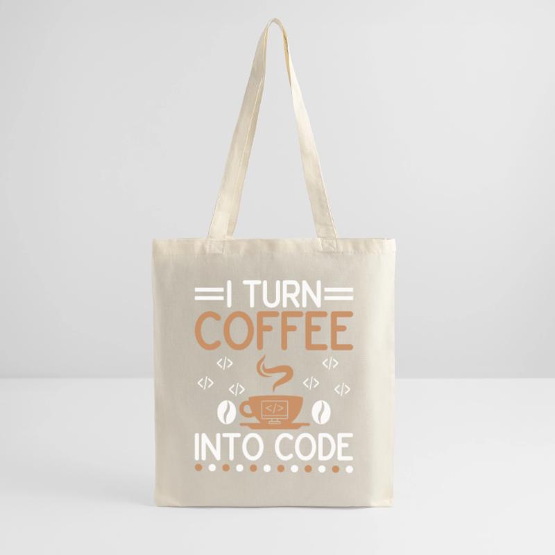 Café Codage Programmeur Codeur Développeur Nerd Coff Sac en tissu