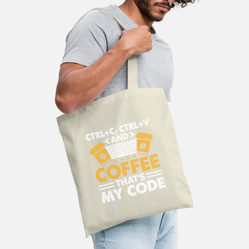 Coffee Coding Programmer Coder Developer Nerd Coff Tote Bag