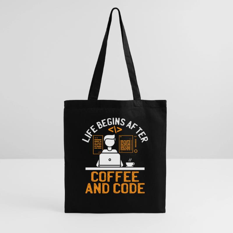 Coffee Coding Programmer Coder Developer Nerd Coff Tote Bag