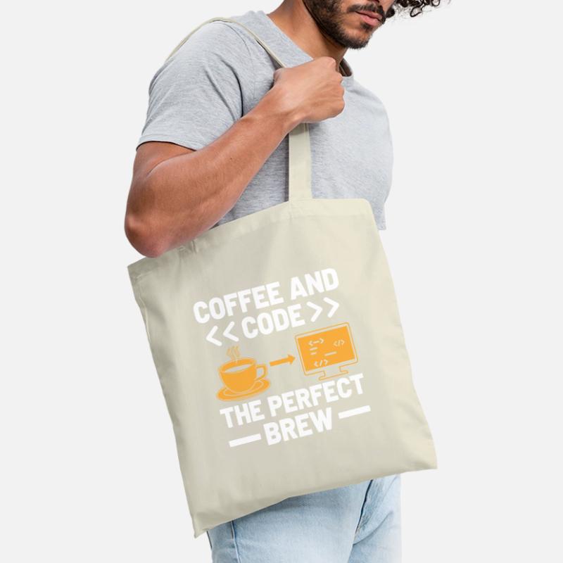 Coffee Coding Programmer Coder Developer Nerd Coff Tote Bag