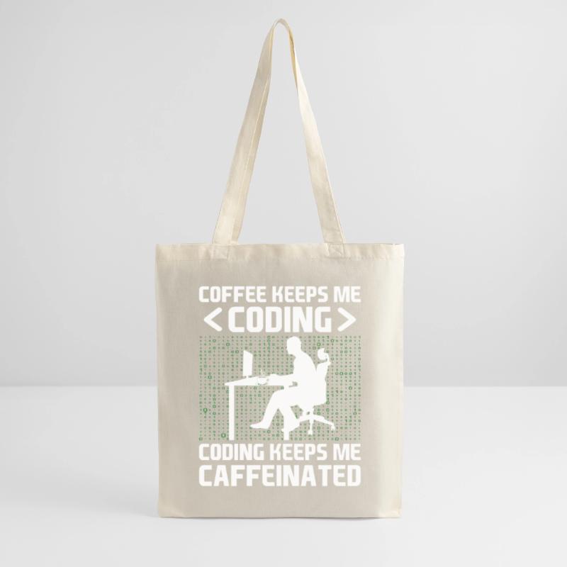 Coffee Coding Programmer Coder Developer Nerd Coff Tote Bag
