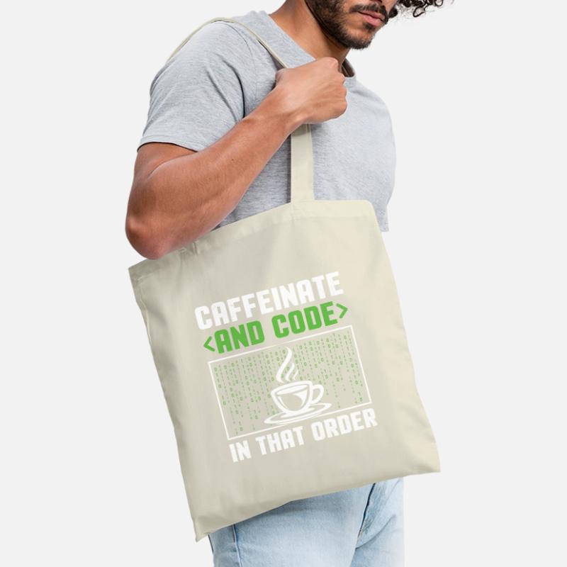 Coffee Coding Programmer Coder Developer Nerd Coff Tote Bag