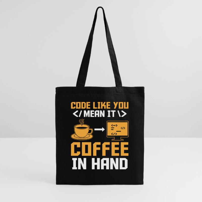 Kaffee-Codierung Programmierer Programmierer Entwickler Nerd Coff Stoffbeutel