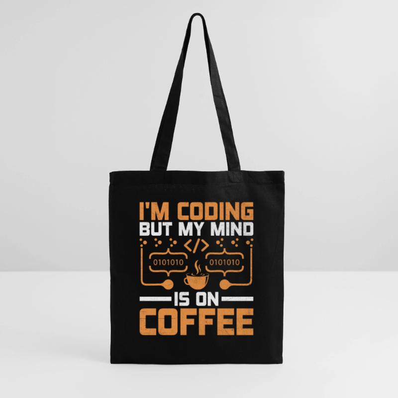 Café Codage Programmeur Codeur Développeur Nerd Coff Sac en tissu