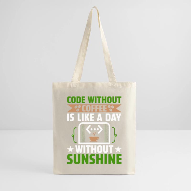 Café Codage Programmeur Codeur Développeur Nerd Coff Sac en tissu