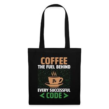 Coffee Coding Programmer Coder Developer Nerd Coff - Tote Bag - black - Front